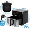 Heißluftfritteuse AirFryer2000W 10L MalTec Kompaktfriteuse Produktbild-Vorschau 2