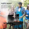 Gril na dřevěné uhlí Outsunny s víkem a odkládací plochou – Náhled obrázku produktu 4