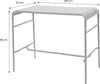 sweeek - Garten-Hochtisch aus Stahl 4 Personen 120 x 70cm x Produktbild-Vorschau 5