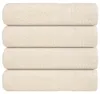 vidaXL Serviettes de bain FROGN, lot de 4, couleur crème, Voir les images du produit 7