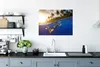 MuchoWow® Poster Meer - Schwimmen - Insel 80x60 cm - Kunst Produktbild-Vorschau 3