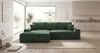 CORNERO Ecksofa mit schlaffunktion VERONA links grün Cord Produktbild-Vorschau 3