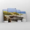 Bild auf Leinwand - Leinwandbild - 4 Teile - Strand Möwen Produktbild-Vorschau 4