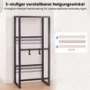 COSTWAY Getränkekistenregal für 2 Kisten, 3-stöckiges Produktbild-Vorschau 4