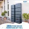 4rain SLIM STONE DECOR wandtank SET 700 L, graphite grey, Productafbeelding-voorbeeld 2