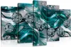 Leinwandbilder Abstrakt blau Diamanten SET 100x60 cm 5 Produktbild-Vorschau 1