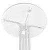 Beautissu Outdoor Stehtisch Bellini, klappbar, Ø80cm, Weiß Produktbild-Vorschau 2