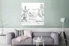 MuchoWow® Poster Eine antike Illustration von Figuren der Produktbild-Vorschau 5