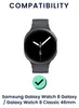 kwmobile 2x Uhrenarmband für Samsung Galaxy Watch 8 Galaxy Produktbild-Vorschau 2