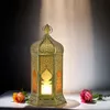 Marrakesch Boho Deko Teelichthalter Windlicht aus Metall & Produktbild-Vorschau 6