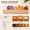 Heilendes Kristall-Nachtlicht, 7-Chakra-Stein-Bettlampe, Produktbild-Vorschau 3