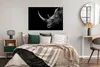 MuchoWow® Poster Nashorn - Tiere - Schwarz - Weiß - Porträt Produktbild-Vorschau 4