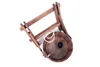 A wooden sauna shower bucket with a black float and rope, set against a white background. Produktbild-Vorschau