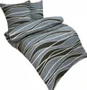 Bettwäsche 135x200 Seersucker Mikrofaser Bettbezug Grau Produktbild-Vorschau 3