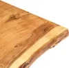 Piano bagno in legno massiccio di acacia 58x52x3,8 cm Anteprima dell’immagine prodotto 12