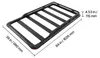 Koszyk dachowy SucceBuy 1626 x 990 x 115 mm z Podgląd zdjęcia produktu 8