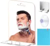 Sprchové zrcadlo na holení - s držákem na holicí strojek Náhled obrázku produktu 1