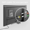 deleyCON 3,0m 4K TV Antennenkabel Winkel - IEC Koaxialkabel Produktbild-Vorschau 5