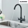 JULIE | 3 Wege Premium Schwarz matt Trinkwasser Armatur | Produktbild-Vorschau 4