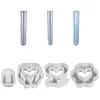 4 Stück Herzförmig Silikonformen Vase mit 3 Reagenzgläsern Produktbild-Vorschau 2
