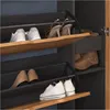 Schuhkipper Vicco Luca Anthrazit/Goldkraft Eiche 90 x 180.5 Produktbild-Vorschau 4