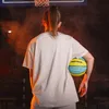 Piłka koszykowa Meteor Layup 4 żółty/niebieski, piłka Podgląd zdjęcia produktu 6