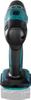 A close-up, straight-on view of a cordless drill. Produktbild-Vorschau