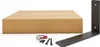 HEVVA - Regalhalter FREIBERG - 30 cm Tiefe, Schwarz, 1 Produktbild-Vorschau 2
