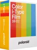 A box of Polaroid i-Type color instant film with a rainbow stripe design. Náhled obrázku produktu