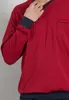Götzburg Herren Pyjama Schlafanzug lang mit Bündchen (chili Produktbild-Vorschau 4