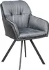 riess-ambiente Drehbarer Design Stuhl MR. LOUNGER anthrazit Produktbild-Vorschau 10