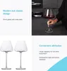 Intirilife 4x bicchiere da vino dal design moderno - Anteprima dell’immagine prodotto 5