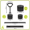ACTIGET Set di manubri 30 kg regolabile Bilanciere Manubri Anteprima dell’immagine prodotto 18