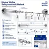 Kleine Wolke Seilsystem mit Gelenk Chrom 500 cm Produktbild-Vorschau 2