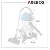 Arebos Industriestaubsauger 1300W, 30L, Blau Produktbild-Vorschau 12