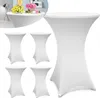 Jopassy 5x Stehtisch-Husse Stretch Elastique Weiß Premium Produktbild-Vorschau 10