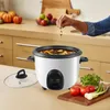 OZAVO Reiskocher 1L Warmhaltefunktion Mit Löffel und Produktbild-Vorschau 4