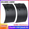Panneau solaire flexible 2 × 120 W pour installation Voir les images du produit 1