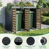COSTWAY Mülltonnenbox für 2er bis 240L, Metall Produktbild-Vorschau 7