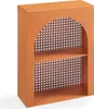 Nástenná polica „Jäller“ kovová 40 x 30 x 13 cm oranžová Náhľad obrázku produktu 3
