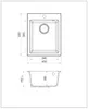 GranMaster Ivo Granitspüle 1 Becken mit Armatur und Siphon Produktbild-Vorschau 7