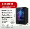 PKM GKS83FC1 Flaschenkühlschrank WM Fußballer LED Motiv, 89 Produktbild-Vorschau 7