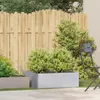 vidaXL Kvetináč 80x80x30 cm Pozinkovaná oceľ Náhľad obrázku produktu 3