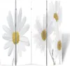 A room divider with a floral pattern of daisies. Podgląd zdjęcia produktu