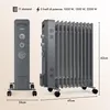 VonHaus Radiatore a Olio Elettrico 11 Elementi, Stufa ad Anteprima dell’immagine prodotto 11