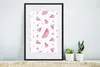 MuchoWow® Gerahmtes Poster Wassermelone - Aquarell - Produktbild-Vorschau 4
