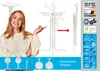 MFG Stehtisch 70 cm klappbar, weiß/weiß, wetterfest Produktbild-Vorschau 5
