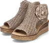 Rieker Damen-Sandalette Beige, Farbe:beige/schlamm, EU Produktbild-Vorschau 7