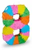 Relaxdays Pinata Zahl 8, Regenbogenpinata Geburtstag, HBT: Produktbild-Vorschau 7