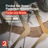 MAWA HolzKleiderbügel, 10er-Set, 45 cm, Weiß lackiert, Produktbild-Vorschau 6